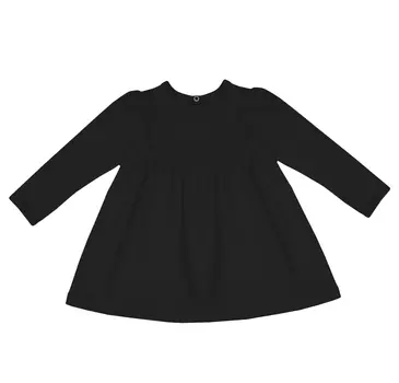 Платье с завышенной талией (9-12м Черный) LOLOCLO