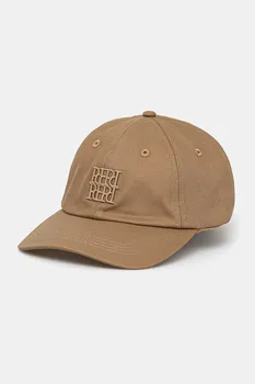 Хлопковая кепка с козырьком Pedro Del Hierro, коричневый