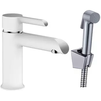 Смеситель для раковины Haiba HB12805-8 белый