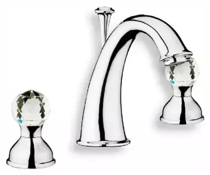 Смеситель для раковины Webert Karenina KA750101015 хром, с кристаллами Swarovski