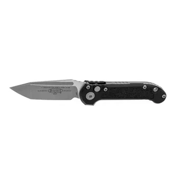 Автоматический нож Microtech LUDT Gen III T/E, сталь M390, рукоять алюминий, черный
