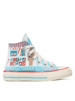 Тканевые кроссовки Chuck 70 Hi A00395C Converse, красочный/белый