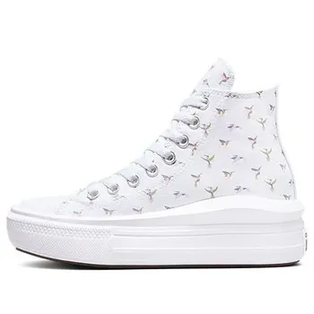 Кроссовки chuck taylor all star move hi Converse, белый