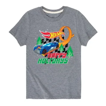Футболка Hot Wheels Holiday Loop для мальчиков 8–20 лет Licensed Character