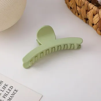 New Fashion Hair Clip for Women Korean Versatile Simple Solid Color Scrub Claw Shark Clip Headwear Girl Hair Accessories