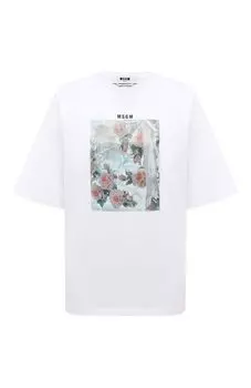 Хлопковая футболка MSGM