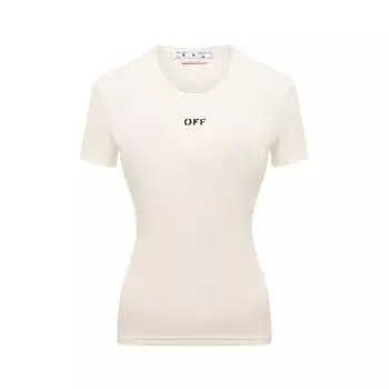 Хлопковая футболка Off-White