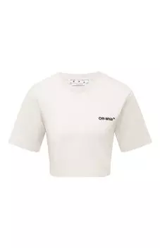 Хлопковая футболка Off-White