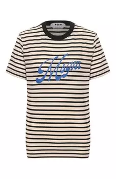 Хлопковая футболка MSGM