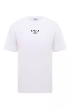 Хлопковая футболка Off-White