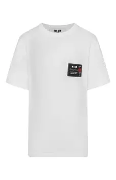 Хлопковая футболка MSGM
