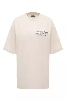 Хлопковая футболка MSGM