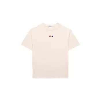 Хлопковая футболка MSGM kids