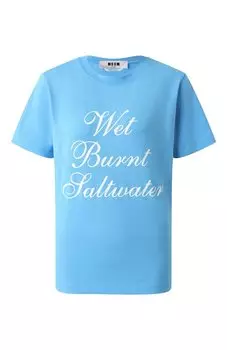 Хлопковая футболка MSGM