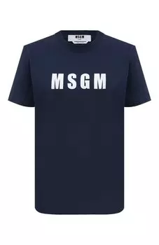 Хлопковая футболка MSGM