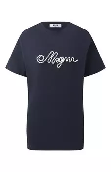 Хлопковая футболка MSGM