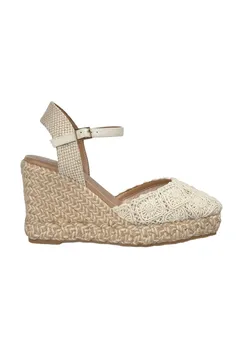 Босоножки на танкетке Platform sandals Alma Blue, серый
