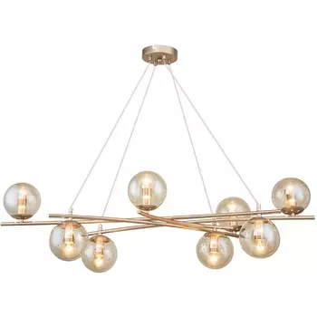 Подвесная люстра 1119/8S E14*40W Escada Balance Gold (плафоны шарики)