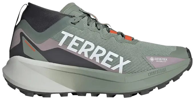 Кроссовки adidas Wmns Terrex Agravic Mid GORE-TEX 'Silver Green', зеленый