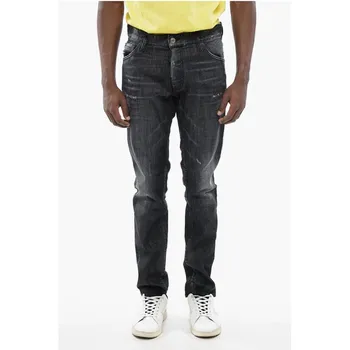Черные хлопковые джинсы Деним Dsquared2, Black