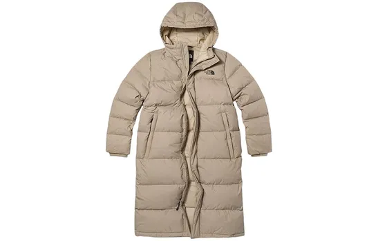 Пуховик унисекс хаки The North Face, хаки