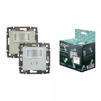 Датчик движения (160°,10-420с, 9м, 500Вт, IP44) Duwi 25838 4