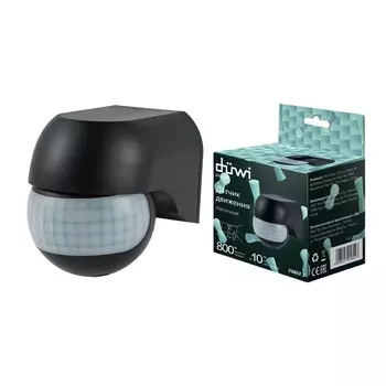 Датчик движения (180°, 10-900 с, 12м, 800Вт, IP44) Duwi 25822 3
