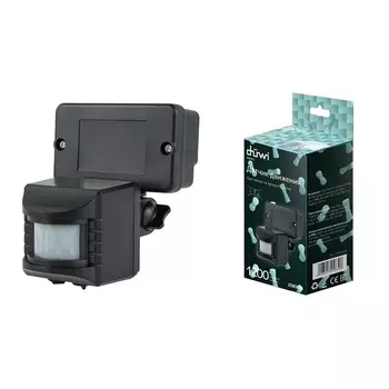 Датчик движения (180°, 5-600с, 2-12м, 1200Вт, IP44) Duwi 25830 8