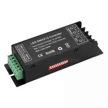 Декодер ARL-7022-DMX (12-24V, 1x25A, DMX512) (Arlight, IP20 Металл, 3 года) 027152