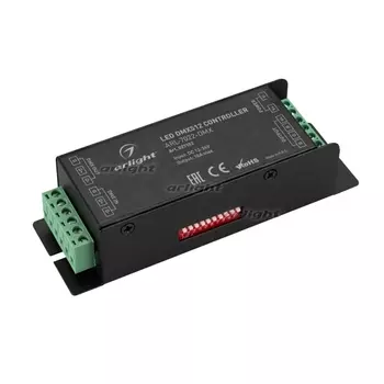 Декодер ARL-7022-DMX (12-24V, 3x6A, DMX512) (Arlight, IP20 Металл, 3 года) 027153