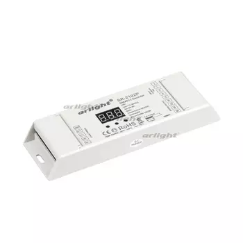 Декодер DMX SR-2102P (12-36V, 240-720W, 4CH) (IP20 Пластик) 019465 (Arlight)