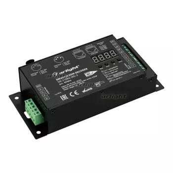Декодер DMX SR-2108A-M5-3 (12-36V, 480-1440W, 5CH) (IP20 Металл) 021844 (Arlight)
