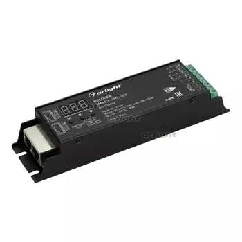Декодер SMART-DMX-SUF (12-36V, 4x8A, RJ45) (Arlight, IP20 Металл, 5 лет) 028444