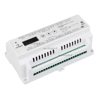 Декодер SMART-K17-DMX (12-24V, 24x3A) (Arlight, IP20 Пластик, 5 лет) 023825