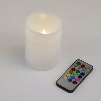 Декоративная светодиодная с пультом ULD-F052 Uniel RGB RC CANDLE