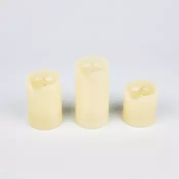 Декоративная светодиодная ULD-F060 WARM SET3 Uniel WHITE CANDLE
