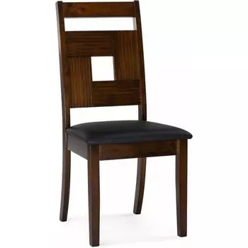 Деревянный стул Kubik (Kubik dirty oak / black) Woodville арт.15525
