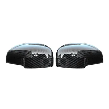 Для Volvo XC60 2018 2019 2020 2021 2022 2023 2024 2025 ABS Chrome Carbon Fibre Car Rehart Case Shell Trim серебряный