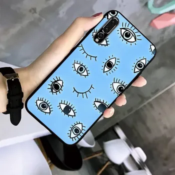 Чехол для телефона Eye Painting для Huawei G7 G8 P7 P8 P9 P10 P20 P30 Lite Mini Pro P Smart Plus Cove Fundas P20Lite