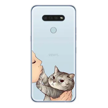 Чехол для телефона «Кошка не целуй меня» для LG K92 K52 K62 K22 K71 K61 K51S K41S G8 G8S G8X V35 V50 V40 V50S V60 Q60 V30 ThinQ