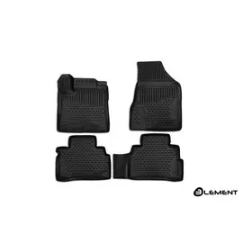Коврики салона 3D Element NISSAN Murano, 2016, полиуретан черные 4 шт.