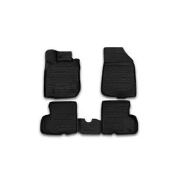 Коврики салона 3D Element NISSAN Terrano 2WD 2014> полиуретановые черные 4 шт.