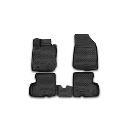 Коврики салона 3D Element NISSAN Terrano 4WD 2014> полиуретановые черные 4 шт.