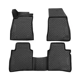 Коврики салона 3D Element NISSAN Tiida 2015> полиуретановые черные 4 шт.