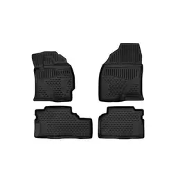 Коврики салона 3D Element TOYOTAPrius Alpha, 2012, полиуретан черные 4 шт.