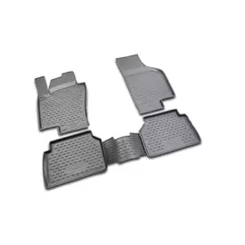 Коврики салона 3D Element VW Tiguan 2007> полиуретановые черные 4 шт.