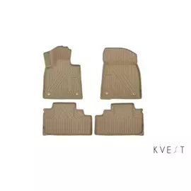 Коврики салона 3D KVEST LEXUS RX, 2015, полиуретан бежевые 4 шт.