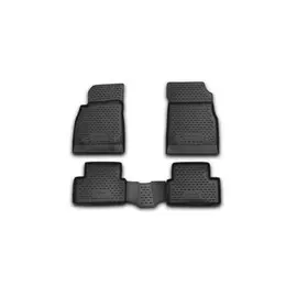 Коврики салона CHEVROLET Cruze 08-15 полиуретановые черные 4шт