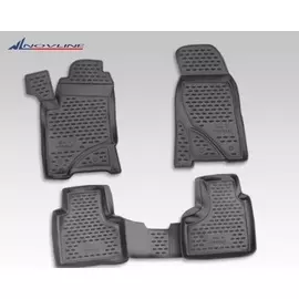 Коврики салона Element CHEVROLET Niva 2009> полиуретановые черные 4 шт.