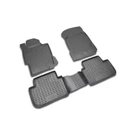 Коврики салона Element HONDA Accord 2008-2013 полиуретановые черные 4 шт.